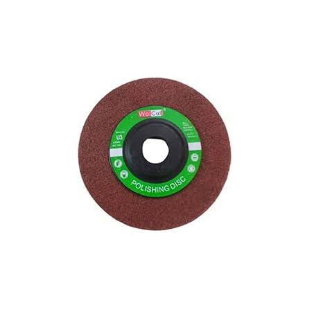 B K JAGAN & CO Nylon fiber buffing disc 4 inch x 1/2 Inch polishing pad abrasive, paint & rust remover sanding wheel accessories for angle grinder (Pack of 2)