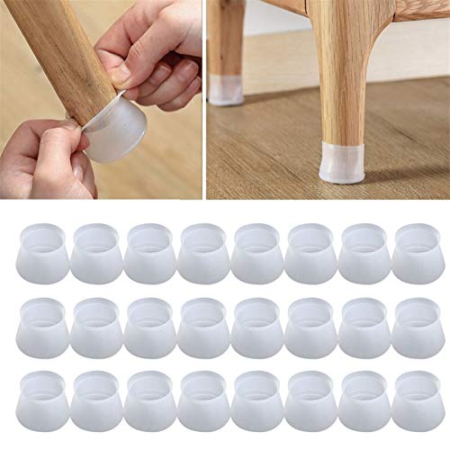 Couverture en bois protecteurs de sol pour éliminer les bruits de chaise
