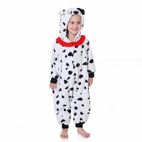Disfraz de dálmata para bebé e infantil enterizo mono de Halloween 2