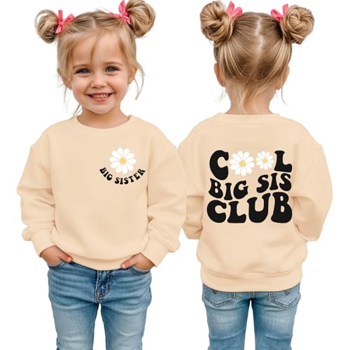 Big Sister Sweatshirt for Toddler Girls