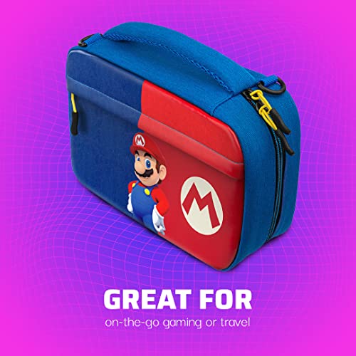 PDP Gaming Commuter Case with Carrying Handle & Removeable Shoulder Strap: Power Pose Mario - Ninten