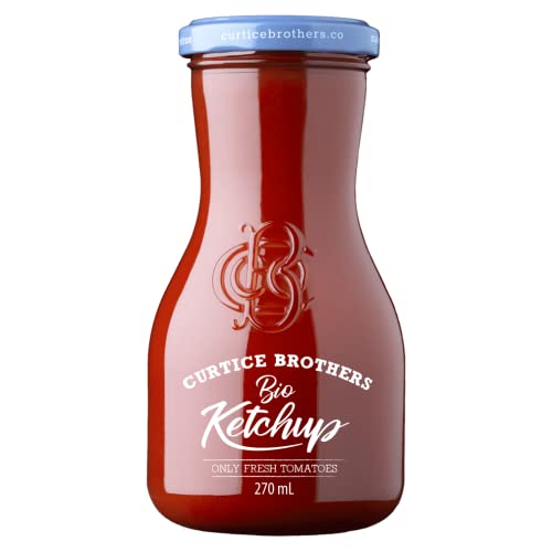 Curtice Brothers Organic Tomato Ketchup - VERGLEICHSSIEGER SEHR GUT - BIO Ketchup aus der Toskana mit 77% Tomaten Anteil, 270ml Cover