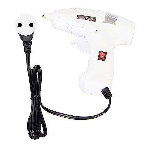 Derretedor de Cola Quente 20 W Pré-aquecimento Rápido, Cabo Ergonômico, Suporte Dobrável, para Bastõ