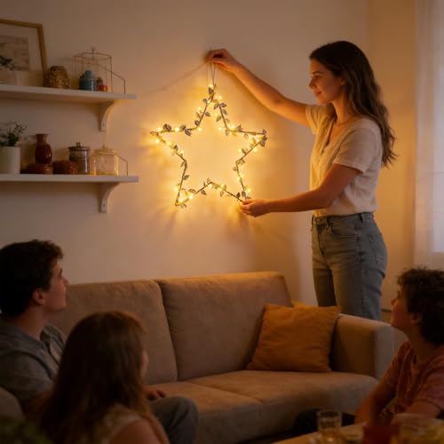 Luces para dormitorio decorativas con mando a distancia inalámbrico 2