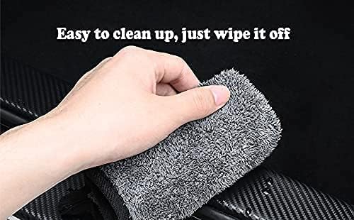 Miniatura 6 de Juego de 4 protectores de fibra de carbono para umbral de puerta de automóvil con bandera puertorriqueña  Protector de entrada decorativo, película