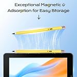 Stylus Pen for iPad 2025-2018 Faster Charge Apple Pencil with Palm Rejection Tilt Sensitivity 2B Pencils Appearance Magnetic Pen for Mini 5/6, iPad 6/7/8/9/10/A16, Air 3/4/5/6/7, IPad Pro11/12.9"/13"