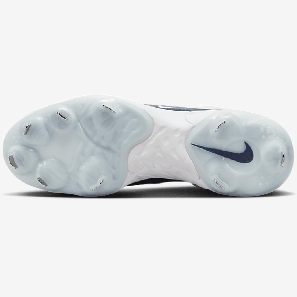 NIKE Alpha Huarache Elite 4 Mid Mens FD2744-103 (White/Midnight N), Size 7 - Image 4