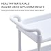 Facial Trolley ABS Beauty Salon 3 Layers Tray SPA Organizer Esthetician Rolling Cart with Wheels Large Storage ETTRO112(White)
