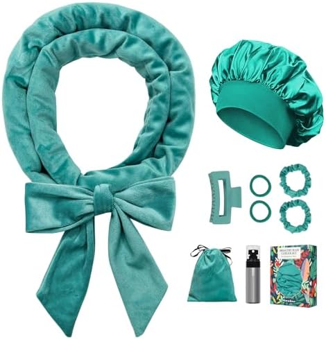 Gwabee Velvet Heatless Curls Overnight Hair Curlers to Sleep In