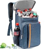 Daboza Mochila Térmica, Bolsa Termica Grande, Bolsa Térmica Impermeável, Mochila Termica Cooler, Bolsa Termica Masculina, 24 Litros, Azul