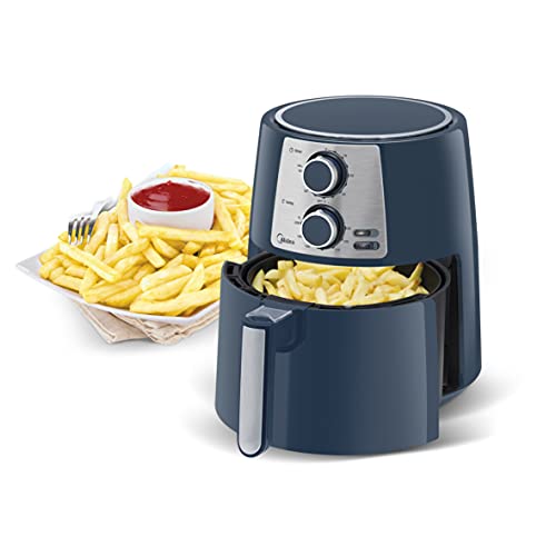 Fritadeira Air Fryer Sem Óleo, Midea, AZUL 3,5L 127V