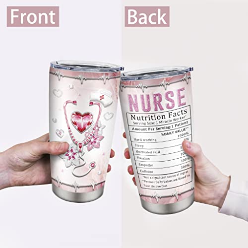 Coolertaste Nurse Gifts For Women, Nursing Student Gifts 20Oz Tumbler, Rn Gifts For Nurses, Nicu Nurse Practitioner Gifts, Nursing School Gifts, Christmas Retirement Graduation Birthday Gift Ideas #TOP5