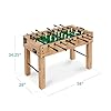 Best Choice Products Large 54 Inch Full-Size Foosball Table for Home, Game Room - Includes 2 Balls, 2 Cup Holders - Natural #1