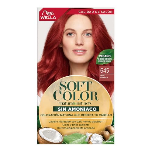 Soft Color Tinte Semi Permanente 645 Rojo Granada