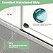 KPUY Frameless Shower Door, 55-60