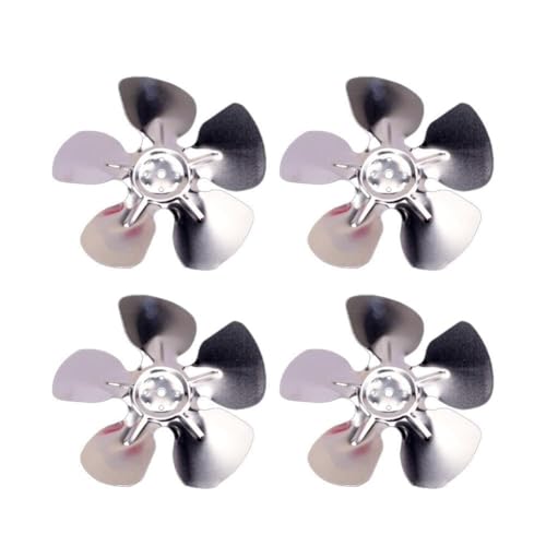 URPIZY Juego de 4 ventiladores de refrigeración para frigorífico, con aspas de aluminio, 28 °C, diámetro de 150/200/250 mm, diámetro del orificio 6,9 mm