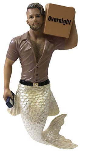 December Diamonds Merman Ornament Big Package 55-55105 7 Inches