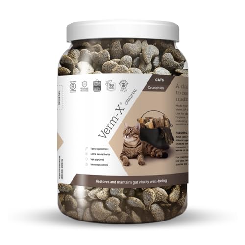Verm-X Herbal Crunchies for Cats