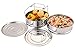 Aozita 3 Quart Stackable Steamer Insert Pans - Accessories for Instant Pot Mini 3 qt - Pot in Pot, Baking, Casseroles, Lasagna Pans, Food Steamer for Pressure Cooker, Upgrade Interchangeable Lids