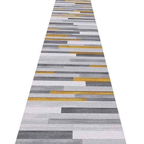 Alfombras de pasillo largo y moderno de diseño horizontal antideslizante 2