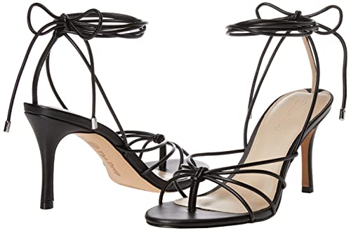 The Drop ARCHIE137569-BLACK-7.5 Women'S Archie Lace-Up Strappy Heeled Sandal thumb #5