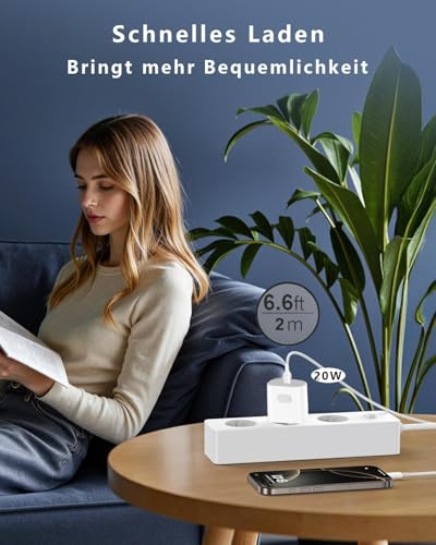 25W USB C Ladegerät Ladekabel für iPhone 17 16 16e 15/17 16 15 Pro Max/16 15 Plus, iPad Pro/Air/10.11.Generation, USB C Adapter Schnellladegerät Netzteil Stecker mit 1M Kabel Schnellladekabel