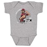 Zac Gallen One-Piece Infant Bodysuit - Zac Gallen Arizona Dots WHT (Heather Gray, 18M)