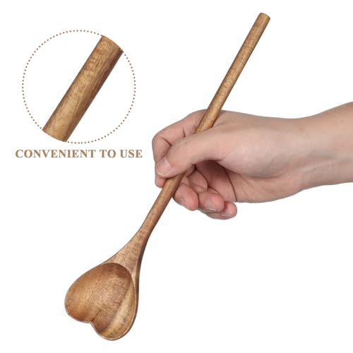 UPKOCH-Heart-Shaped-Wood-Spoon-Long-Handle-Love-Spoon-for-Appetizer-Serving-Mixing-Kitchen-Utensil-for-Charcuterie-Coffee-Unique-Valentines-Day-Mothers-Day-Housewarming-Gift UPKOCH Heart Shaped Wood Spoon Long Handle Love Spoon for Appetizer Serving Mixing Kitchen Utensil for Charcuterie Coffee Unique Valentines Day Mothers Day Housewarming Gift