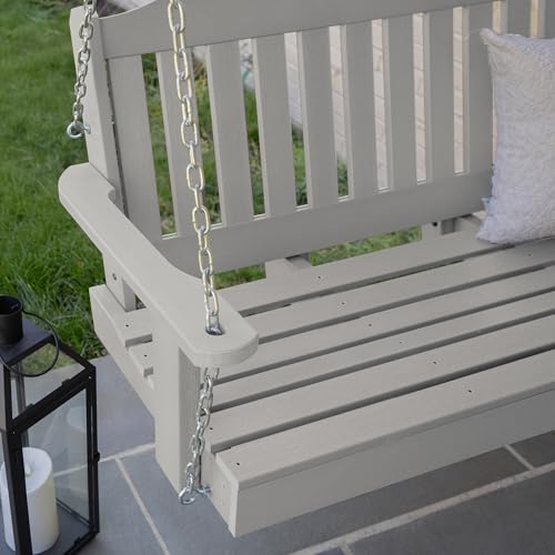 Image of Highwood Lehigh Porch Swing, 4 Feet, Harbor Gray