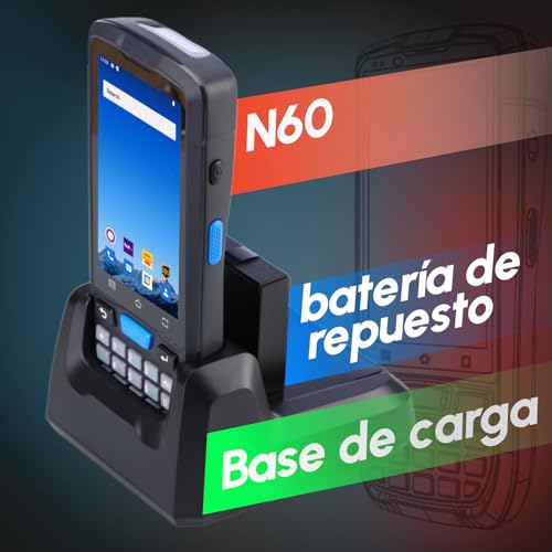 Image of Rayoungtek Android Barcode Scanner Built-in HW N5703 1D /2D /QR Scan Engine, NFC Reader, Rugged Android 12 4G WiFi Wireless Handheld Moible Computer PDA Data Terminal with Charge Dock
