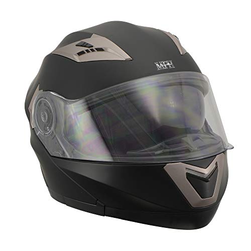 Milwaukee Performance Modular Full Face DOT Approved Racing Helmet w/Sun Visor