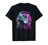 House DJ Cat 80s 90s Kitten Sunset Rainbow DJ Cat Kitty Men Women Kids T-Shirt