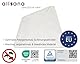 Allsana Allergiker Deckenbezug 135x200 cm | Allergie Bettwäsche | Anti Milben Encasing | Milbenschutz für Hausstauballergiker | allergendichter Zwischenbezug für die Bettdecke | TÜV geprüft