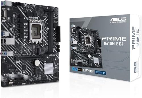 H610M-E D4 intel ��14�E13�E12���� CPU�Ή� LGA1700 H610 ���� DDR4 mATX �}�U�[�{�[�h [���s�A���i]