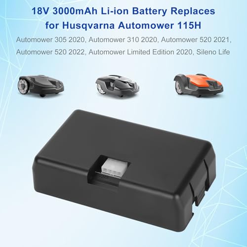 18V Li-ion für Husqvarna Automower Akku 520 | Kompatibel mit Automower 115H/305/310/315/315X (2020), Gardena sileno minimo 250, Gardena Sileno City/Life, Garden Rasenroboter-Akku