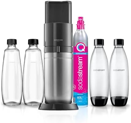 SodaStream Duo Pack - Máquina Gasificadora de Agua Color Negro co...