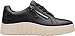 Clarks Women’s Mykah Joy Platform Fashion Sneaker, Black Leather, 9