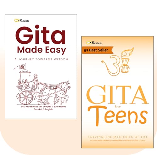 Gita for Teens & Gita Made Easy | 160 shlokas from 18 chapters exp...