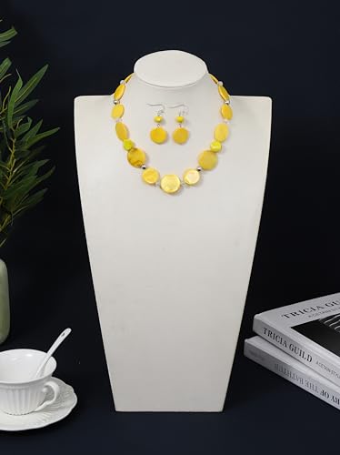 Collier à grosses perles colorées chic : bijou tendance de créateur - 7
