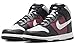 Nike Womens Dunk High Black White Maroon DD1869-005, 10