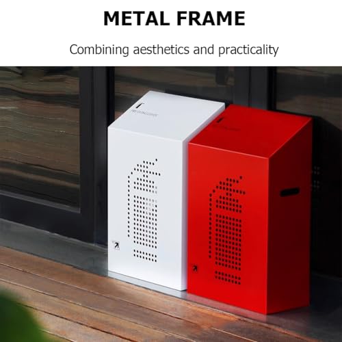 Armoire de rangement pour extincteurs métallique sur pied