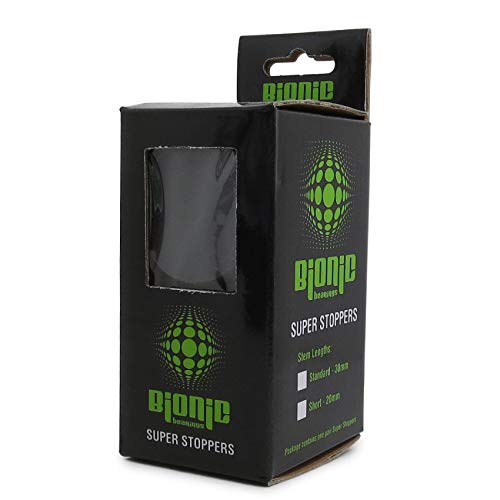 Bundle - 3 Items - Atom Poison Savant, Bionic Super Stopper, and Reds Bearings Hybrid Roller Skating Package - Black