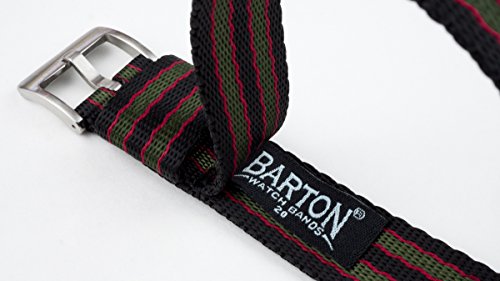 Image of BARTON Elite NATO Style Watch Strap - Seat Belt Nylon Watch Bands
