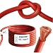 Produktbild EBROM Batteriekabel 16 mm² ROT feines Kupfer höchst flexibel extrem biegsam, weich PVC, Vollkupfer feinstdrähtig OFC 99,9% - Meterware in einer Länge 16mm2-16 mm2 für Wechselrichter, Laderegler uvm.