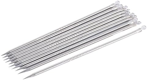 Ruilogod Stainless Steel Household Cosmetic Tool Acne Blackhead Removal pins 10pcs Silver Tone (id: f33 d33 f89 2ee 3d6 image 4