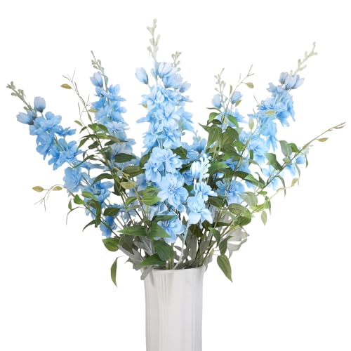 10 pcs Artificial Delphinium Flowers
