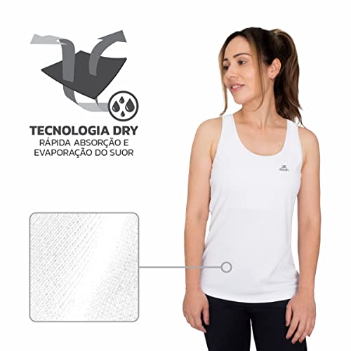 Regata Dry Basic TK FPS 50 Muvin – Manga Curta – Feminina – Proteção Solar UV50 – Camiseta Para Acad