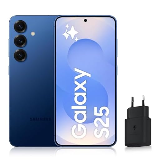 Samsung Galaxy S25, Smartphone Android 5G avec Galaxy AI, 512 Go, Chargeur secteur rapide 25W inclus, Smartphone déverrouillé, Bleu Nuit, Version FR
