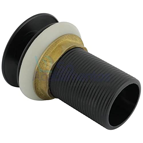 Valvula Lavatorio Pia Banheiro Click 1 1/4 Inox Preto Fosco