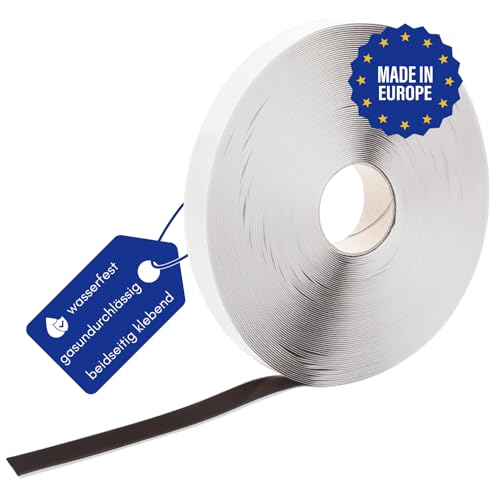 esnado Butylband Schwarz beidseitig klebend - Breite: 10 mm, Dicke: 2 mm, Länge: 22,5 m